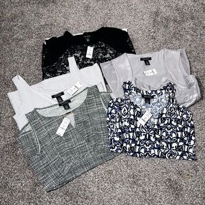 White House Black Market tank bundle Black, White, Gray Collection size Medium